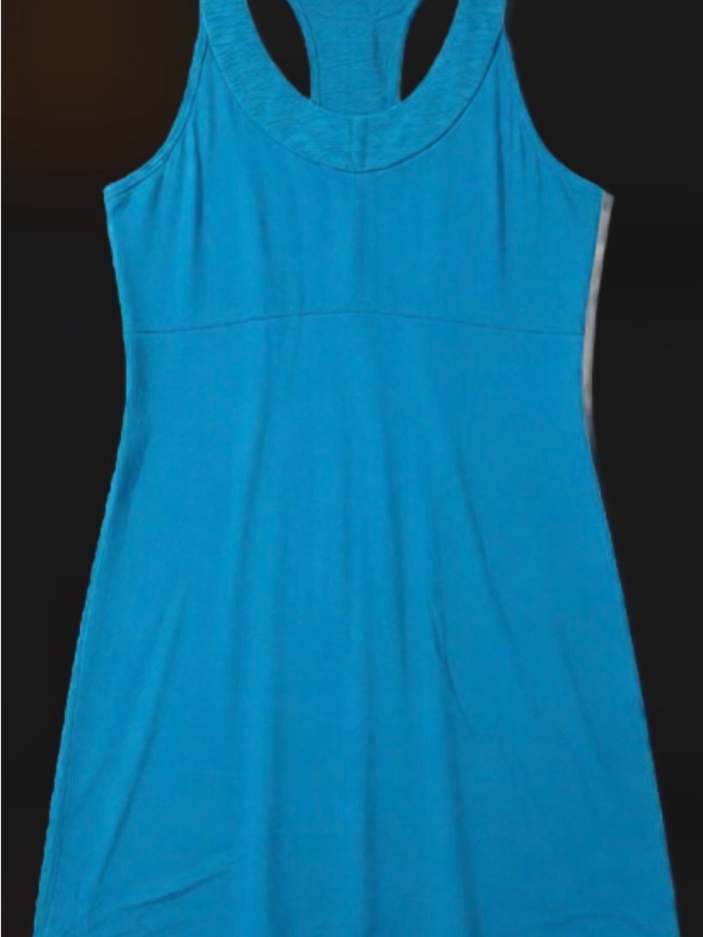 Lucy Turquoise Blue Racerback Mini Dress